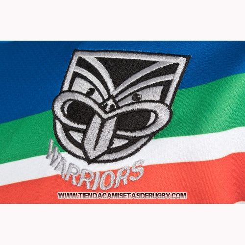 Camiseta Nueva Zelandia Warriors Rugby 2018-2019 Segunda Azul